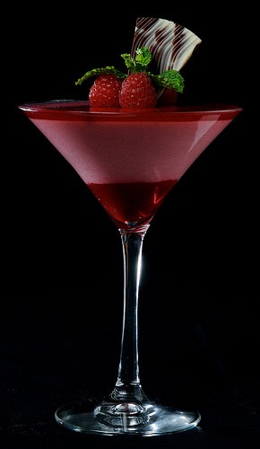 Raspberry Ice Tea Martini