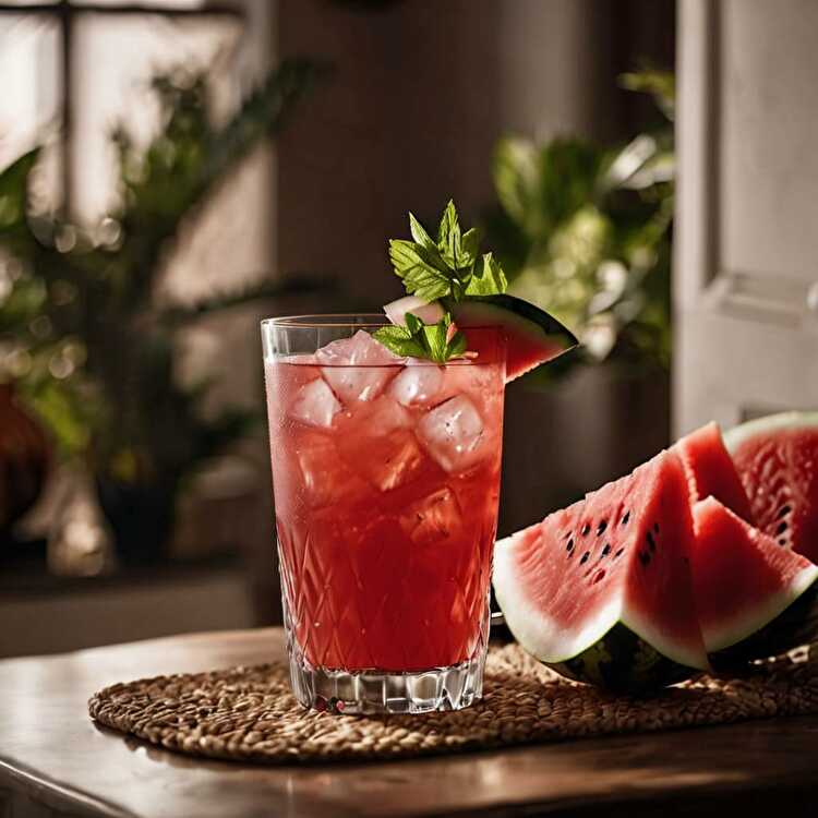 Bloody Virgin Watermelon : Cocktail recipe Bloody Virgin Watermelon