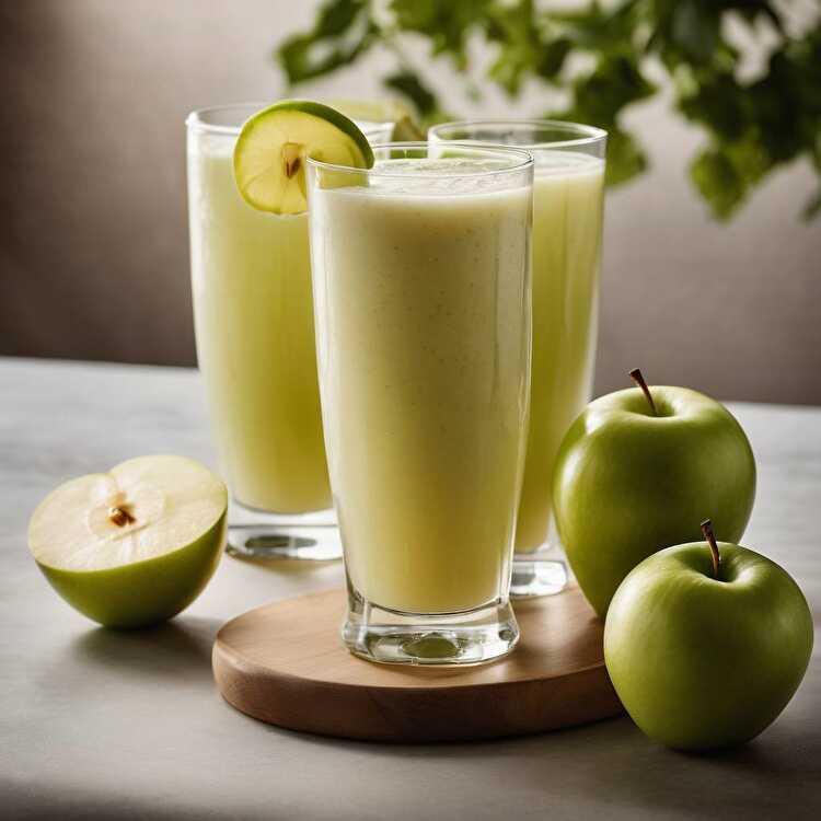 Ginger and Granny Smith Apple Vitality Smoothie : Cocktail recipe Ginger and Granny Smith Apple Vitality Smoothie