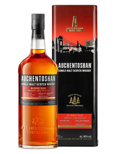 Auchentoshan Blood Oak Single Malt Scotch Whisky 700ml Boxed