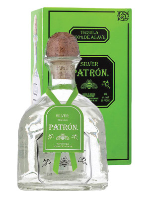 PATRÓN SILVER MEXICAN TEQUILA 700ML BOXED